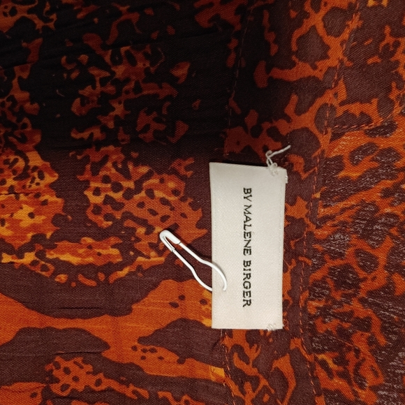 Beautiful orange and black snake print dress - Picture 6 of 6